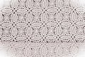 Image texture background, decorative lace with pattern. White te Royalty Free Stock Photo