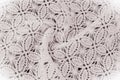 Image texture background, decorative lace with pattern. White te Royalty Free Stock Photo