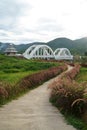 Image of The Tha Chomphu Railway Bridge or White Bridge