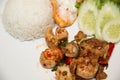 A Image of Thai spicy seafood style with rice