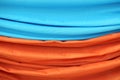 Image of thin bright fabrics