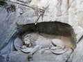 Lucerne`s Lion Monument Royalty Free Stock Photo