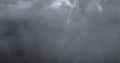 Image of thunderstorm with lightning, heavy rain and grey clouds Royalty Free Stock Photo