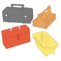 Image of toolboxes Royalty Free Stock Photo