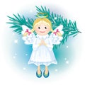 Image of toy hanging Christmas angel