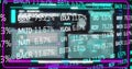 Image of trading board over infographic interface against black background