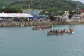 Okinawan Dragon Boat Race Royalty Free Stock Photo