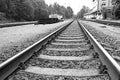 Train track Royalty Free Stock Photo