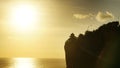 Uluwatu temple at sunset time