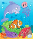 Image with undersea theme Royalty Free Stock Photo