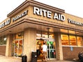 Image of Union tpke queens in america. Rite - aid corporation drugstore. Royalty Free Stock Photo