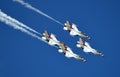 USAF Thunderbirds flying in formation