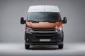 An image of VAN front view Royalty Free Stock Photo