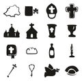 Vatican Icons Freehand Fill Royalty Free Stock Photo