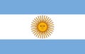 Vector Argentina flag, Argentina flag illustration, Argentina flag picture, Argentina flag image Royalty Free Stock Photo