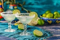 Mexican Cantina with Classic Margaritas and Colorful Decor