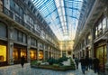 View historical building Gallery Subalpina, Turin, Italy