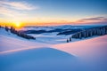 View on the mountains horizon from Lomnicky Stit. Tatranska Lomnica, Slovakia. made with Generative AI Royalty Free Stock Photo