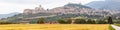 Assisi in Italy Umbria golden field panorama