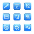 Image viewer 2 web icons Royalty Free Stock Photo