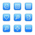 Image viewer web icons Royalty Free Stock Photo