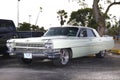 Image of a vintage Cadillac at a car show