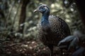 Image of a vulture guineafowl in the wild on nature background. Wildlife Animals. Birds. Illustration, generative AI Royalty Free Stock Photo