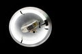 Image of 32W Circle Lamp or fluorescent light bulb or ballast lamp with light on Royalty Free Stock Photo