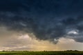 Image of severe wall cloud of aproaching storm