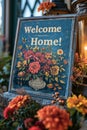 An image of a warm welcome sign Royalty Free Stock Photo