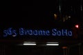 Street Signs and Logo of 565 Brooke Soho