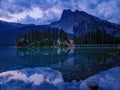 Emerald Lake in Alberta Canada Royalty Free Stock Photo