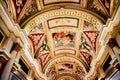 Angels and other Paintings on Ceiling Royalty Free Stock Photo