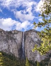 Gorgeous Brideveil Waterfall in Yosemite National Park