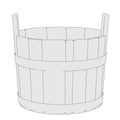 Image of water bucket Royalty Free Stock Photo