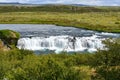 Faxafoss or Faxi waterfall in Iceland Royalty Free Stock Photo