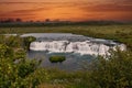 Faxafoss or Faxi waterfall in Iceland Royalty Free Stock Photo