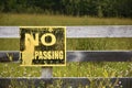 Weathered No Trespassing Sign Royalty Free Stock Photo