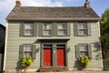 image of a well maintained civil war era traditional American House.