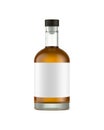 An image of a Whiskey Bottle isolated on a white background Royalty Free Stock Photo
