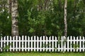 White Picket Fence Royalty Free Stock Photo