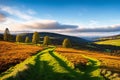 Wicklow Mountains in Ireland made with Generative AI