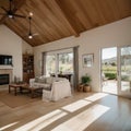 Wine Country ADU Living Room and Kitchen with a View