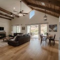 Wine Country ADU Living Room and Kitchen with a View