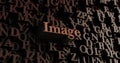 Image - Wooden 3D rendered letters/message