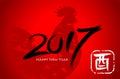 Image of 2017 year of Fire Rooster.