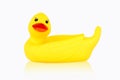 Image of yellow mother duck rubber Royalty Free Stock Photo