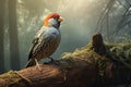 Image of zebra finch bird in the forest. Wildlife Animals