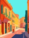 IMAGEN OF ROME CITY OF ROME, ILUSTRATION, VECTOR