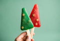 Fruits, personalized Christmas popsicle, wallpaper decoration